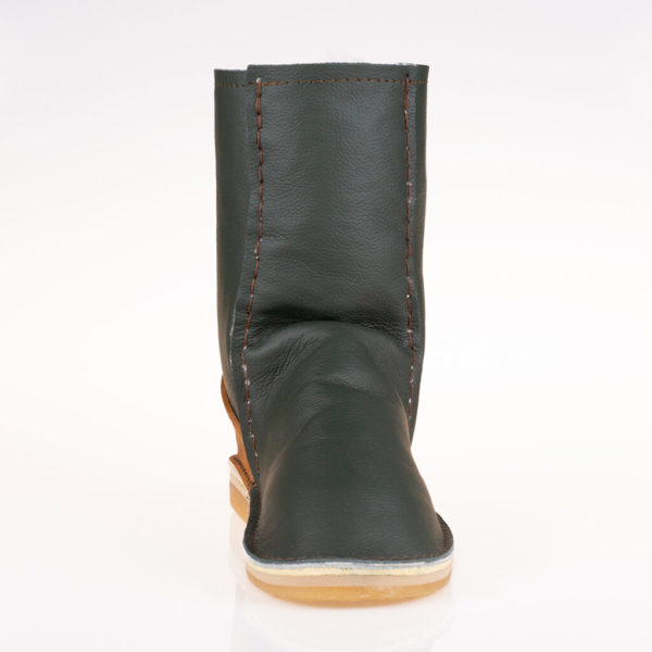 INSTEP BOOTS</br>Sheepskin Full Leather - Forest Green - Image 4