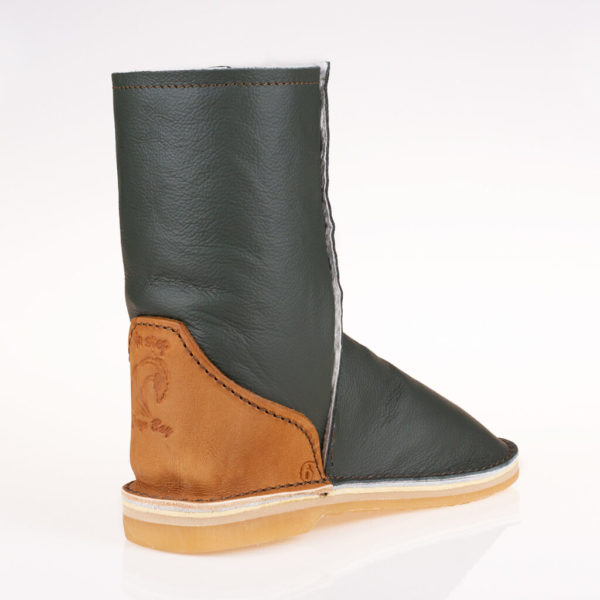 INSTEP BOOTS</br>Sheepskin Full Leather - Forest Green - Image 2