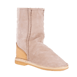 INSTEP STIEFEL</br>Sheepskin Suede Leder - Stone