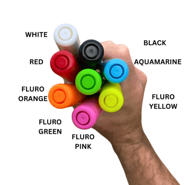SURFPAINTS Acrylic Paint Pens</br>Fluro Colour Way - Image 2