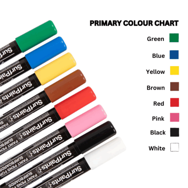 SURFPAINTS Acrylic Paint Pens</br>Primary Colour Way - Image 7