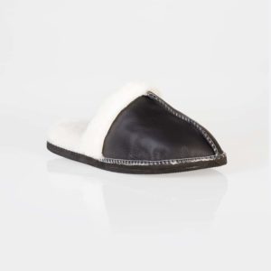 IN-STEP SLIP ON</br>Sheepskin Slip On - Black