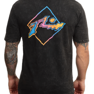 Alternative view of RUSTY Crackled Short Sleeve Tee