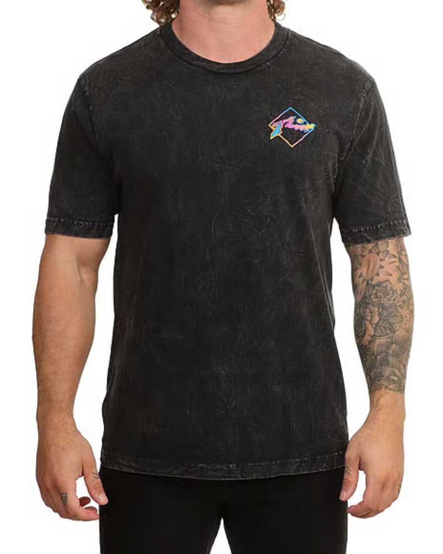 RUSTY Crackled Short Sleeve Tee - Imagen 5