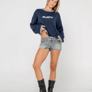 RUSTY Rider Relaxed Crew Knit - Image 3