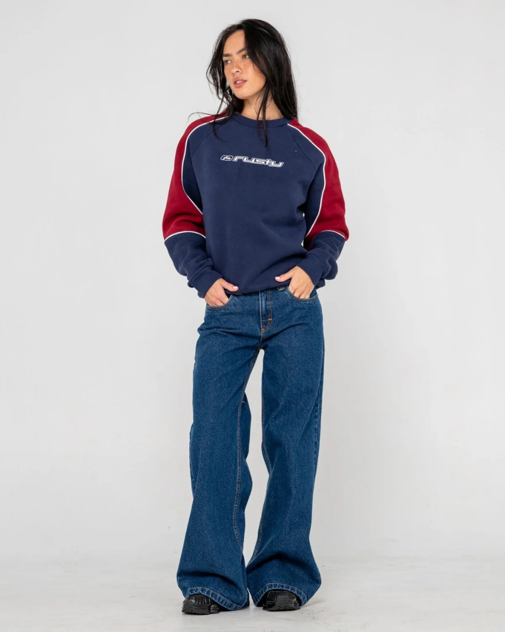 RUSTY South of the River Oversize Crew Fleece - Image 5