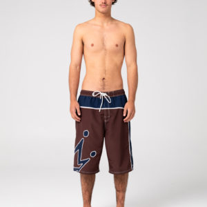 Alternative view of RUSTY Downshift Hybrid Waist Boardshorts Stone Grey