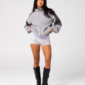 Alternative view of RUSTY Coach Zip Through Sherpa Fleece Ultimate Grey
