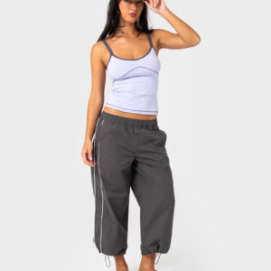 RUSTY Serve Fitted Cami Tank Violet Blue - Image 6