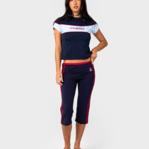 RUSTY Kinetic Baby Tee Navy Blue - Image 6