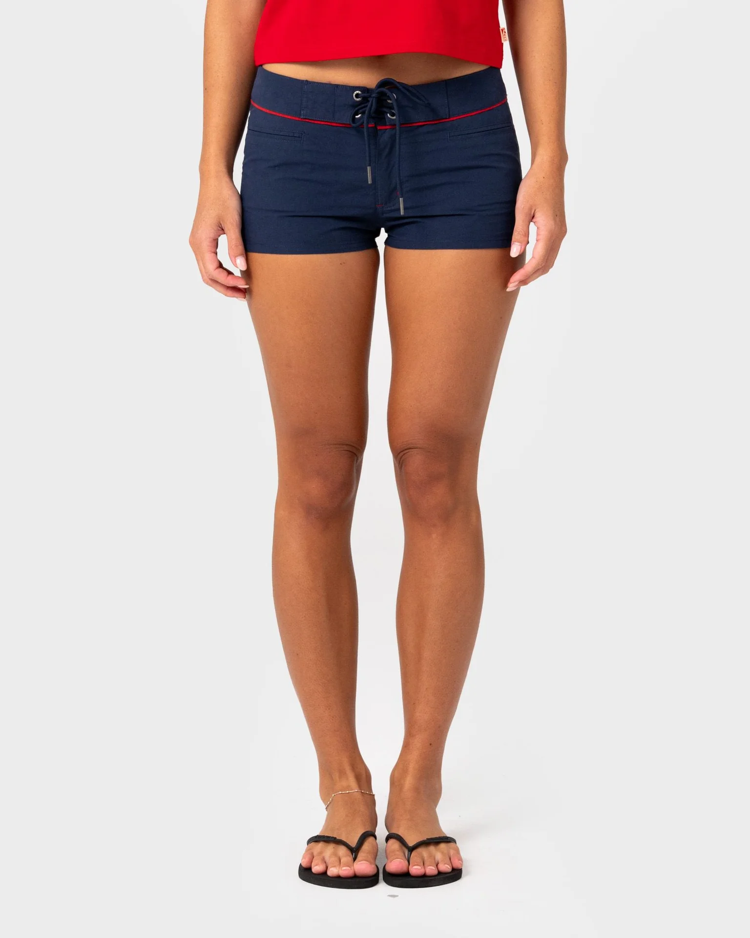RUSTY Bet Low Rise Short Navy Blue – Image 2