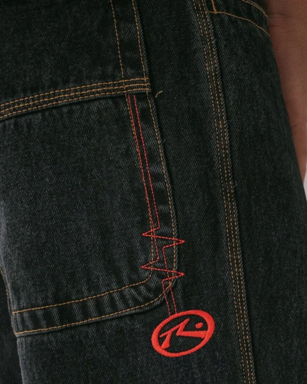 RUSTY Big Foot Baggy Jean Black Out – Image 3