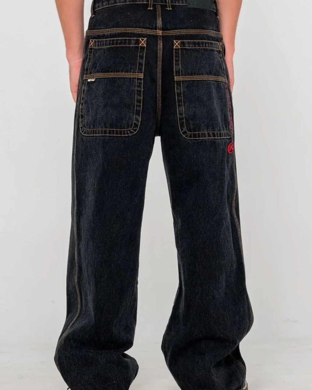 RUSTY Big Foot Baggy Jean Black Out – Image 5