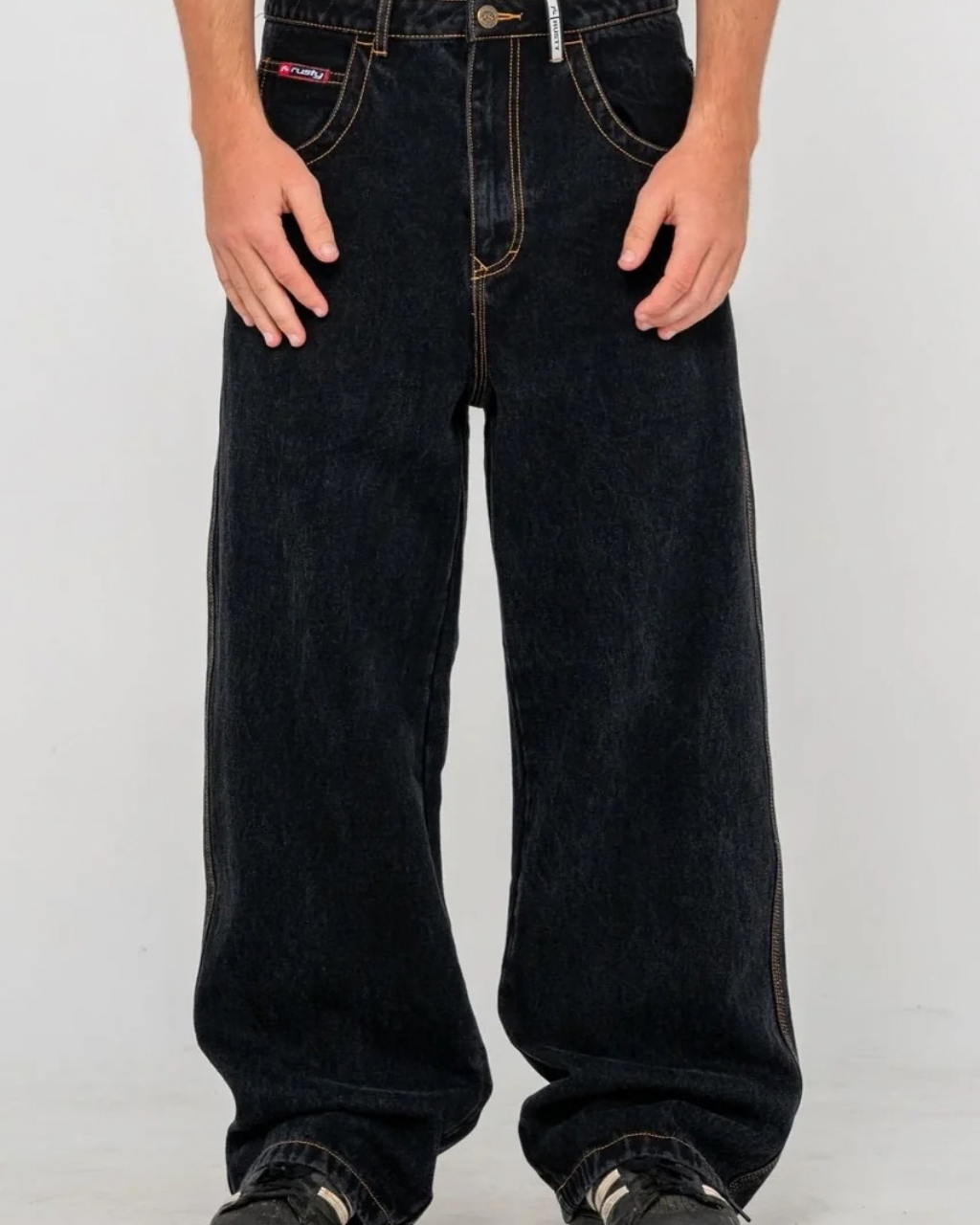 RUSTY Big Foot Baggy Jean Black Out – Image 6