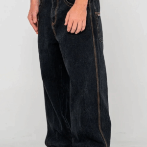 Alternative view of RUSTY Big Foot Baggy Jean Black Out