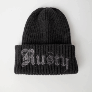 RUSTY Roxanne Beanie Black - Image 4