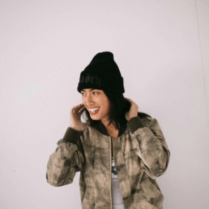 RUSTY Roxanne Beanie Black - Image 6
