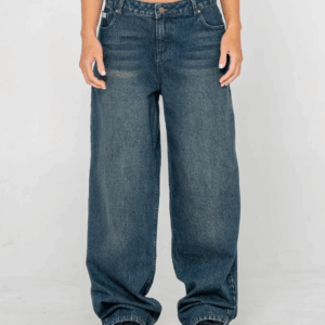 RUSTY Roxanne Baggy Low Rise Jean Dark n' Dirty - Imagen 2
