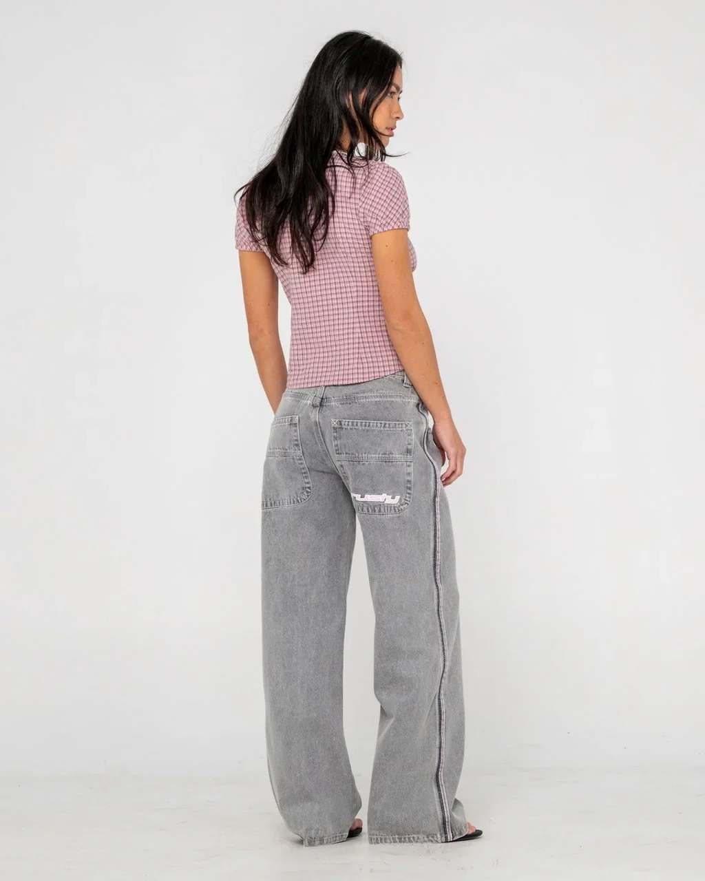 RUSTY Flip Mommy Low Rise Baggy Jean - Imagen 6