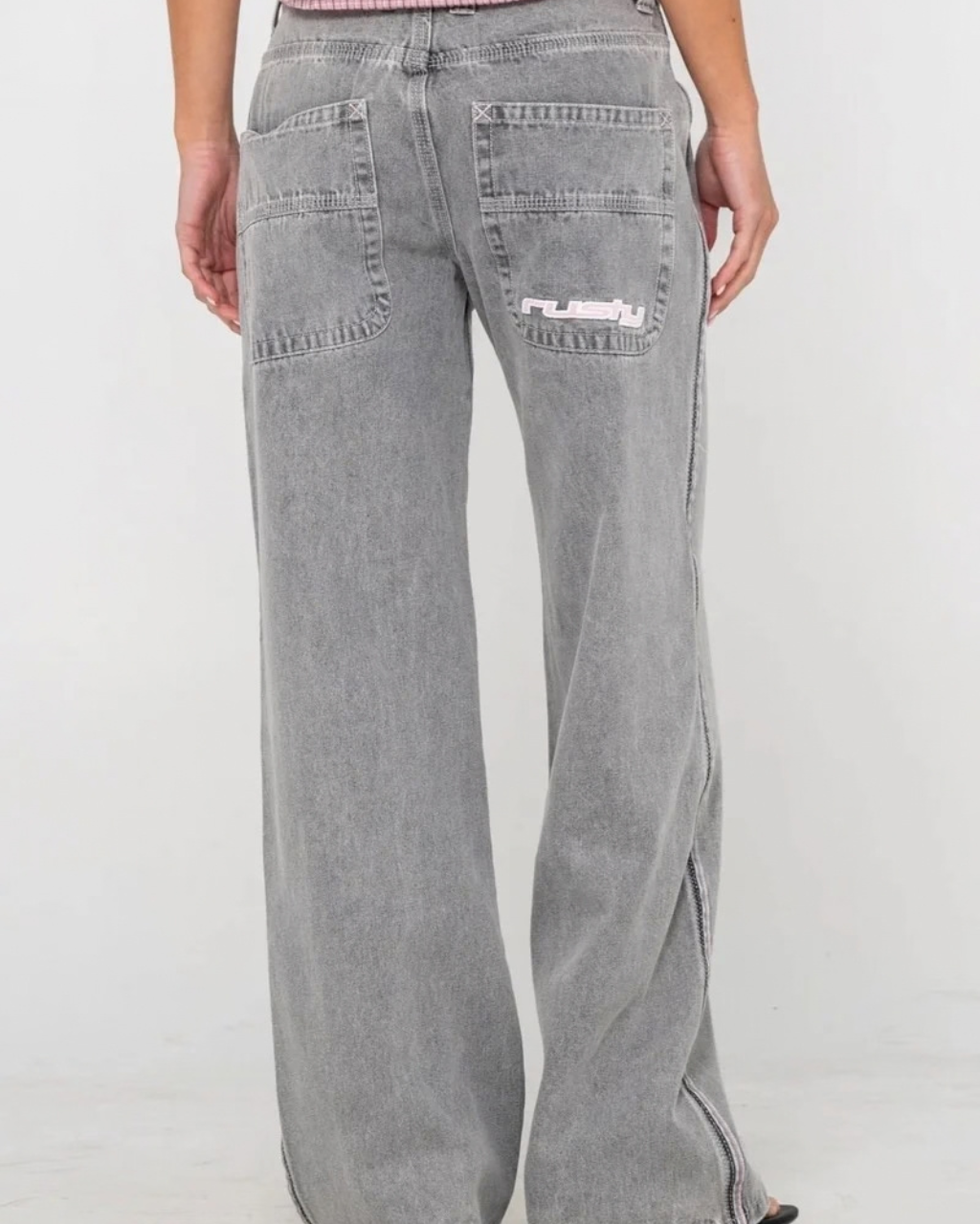 RUSTY Flip Mommy Low Rise Baggy Jean - Imagen 7