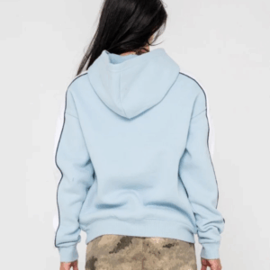 RUSTY Hailstone Oversize Hooded Fleece Retro Blue - Imagen 4