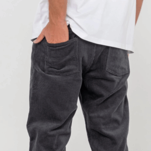 RUSTY Rifts Straight Leg Cord Pant Coal