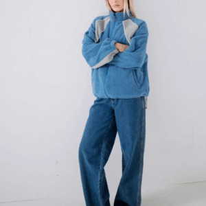 RUSTY Two Tides Zip Through Sherpa Fleece