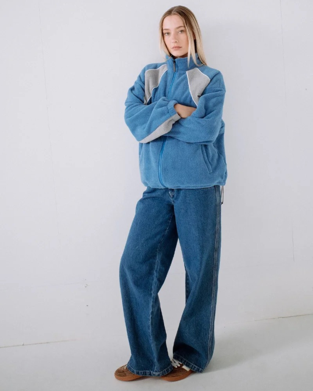RUSTY Two Tides Zip Through Sherpa Fleece