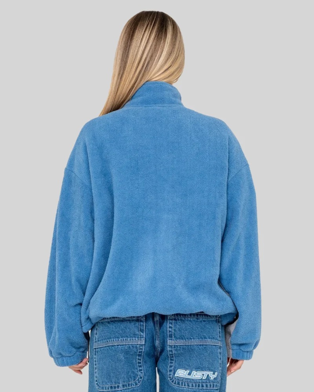 RUSTY Two Tides Zip Through Sherpa Fleece – Bild 4