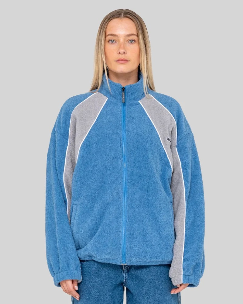 RUSTY Two Tides Zip Through Sherpa Fleece – Bild 5