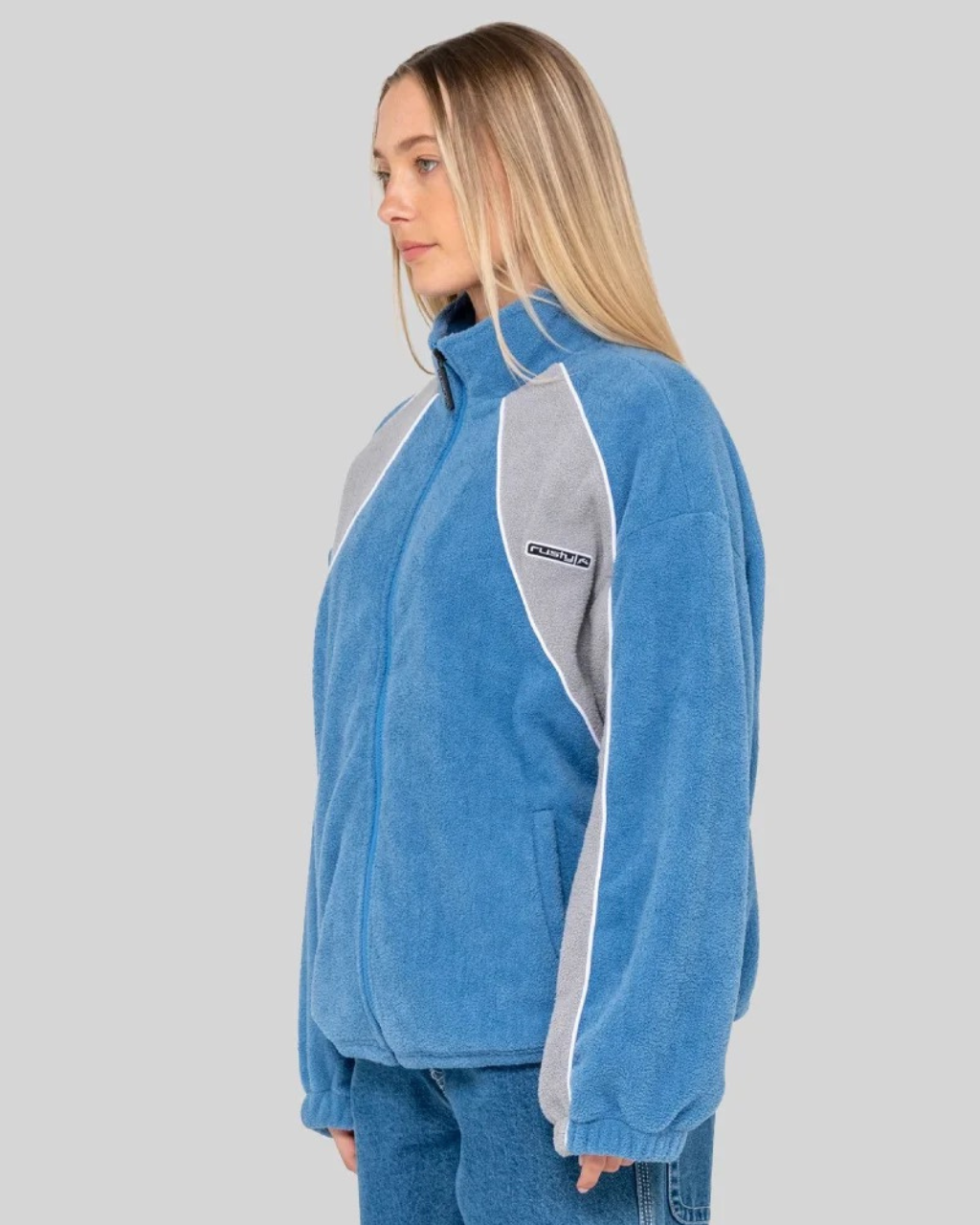 RUSTY Two Tides Zip Through Sherpa Fleece – Bild 6