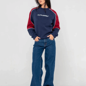 Alternative view of RUSTY Wendy Low Rise Denim Jean - Deep Sea Blue