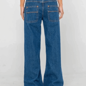 RUSTY Wendy Low Rise Denim Jean - Deep Sea Blue - Imagen 4